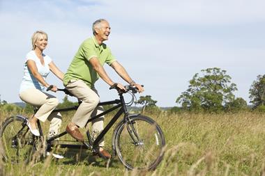 Tandem-Fahrrad