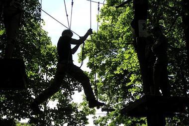 Kletterpark besuchen